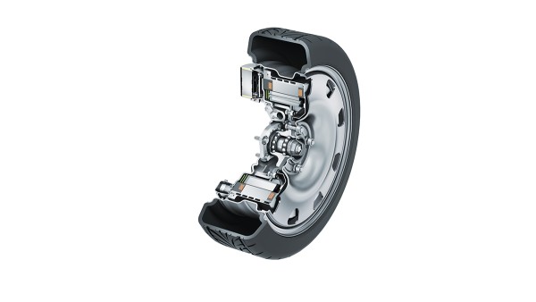 Electric wheel hub drives